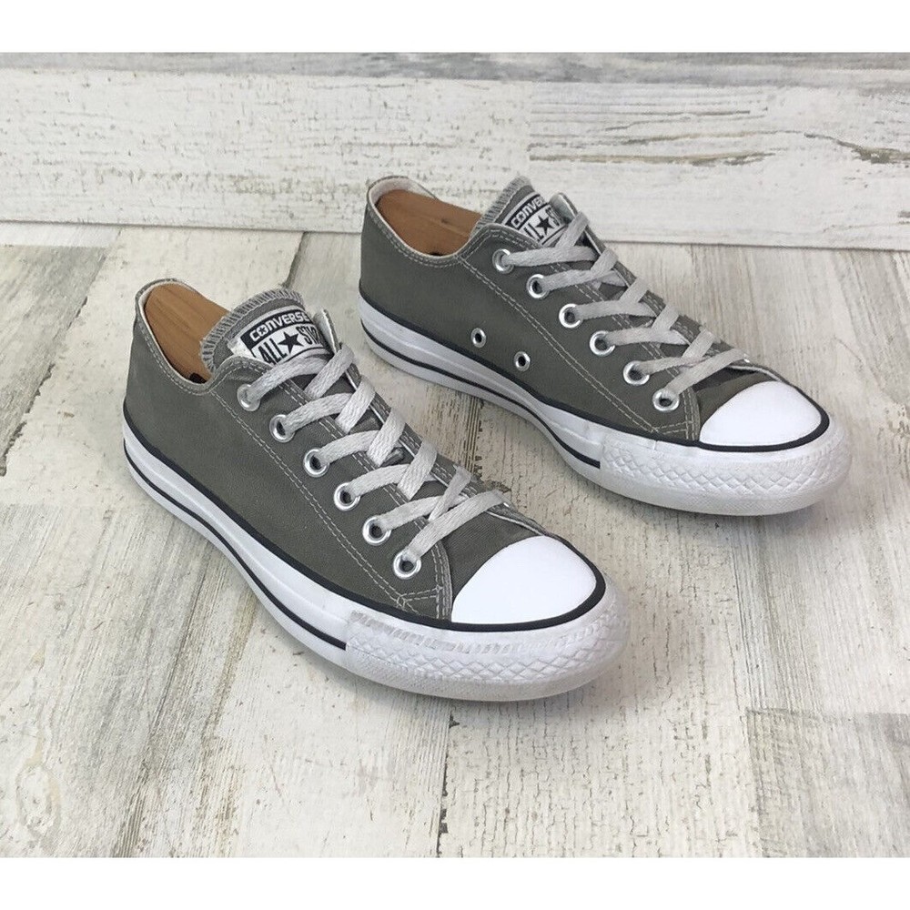 Converse Chuck Taylor All Star Low Top Sneakers - Gray & White
